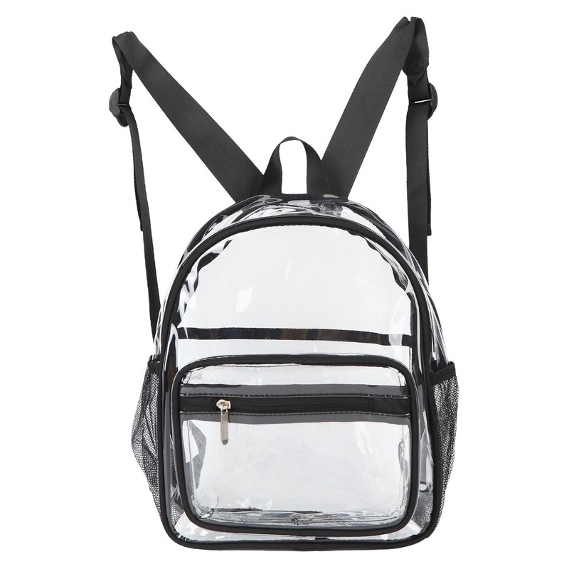 Clear Backpack Waterproof Heavy Duty Fashionable Eco Friendly PVC Transparent