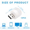 12 pcs USB Plug-in Night Lights, Round Mini Night Lights,