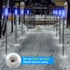 Rossesay 4 Pack 44'' Solar Powered Driveway Markers Reflective Landscape
