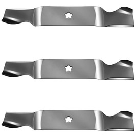 Set of 3 New Blade Fits AYP, Ariens, Craftsman, Fits Husqvarna, Jonsered, Oregon, Poulan, Rotary, Sears, Universal 11180, 11180 187254 187256, 187254, 187254 532 18 72 56, 187256, 2354GXLS, 275