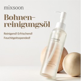 mixsoon Bean Cleansing Oil, Skin Cleanser for a Fresh Skin Feeling, Cruelty Free, 6.59 fl oz / 195 ml