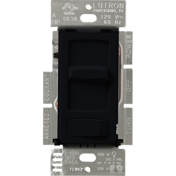 Lutron CTCL-153P-BL Contour CFL/LED, Black