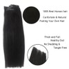 Seamless Clip In Hair Extensions Real Human Hair,Remy Clip in