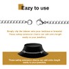 Necklace Extenders, 10Pcs Stainless Steel Silver Necklace Bracelet Anklet Extension