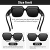 Polarized Fit Over Glasses Sunglasses for Women Men GST511-P-01-09