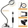 Lupa de Mesa con Luz LED 10X y Cuello de