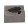 Graphite Mold Heart Shape Graphite Casting Ingot Mould for Gold
