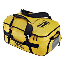 PETZL, DUFFEL 65L, Medium Capacity Transport Bag, Yellow