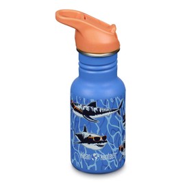Klean Kanteen Classic Kids Water Bottle 355ml, Sharks in Shades