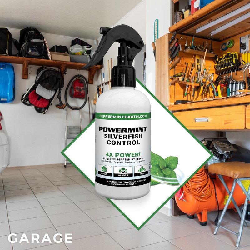 Powermint Peppermint Oil Silverfish 8 Oz