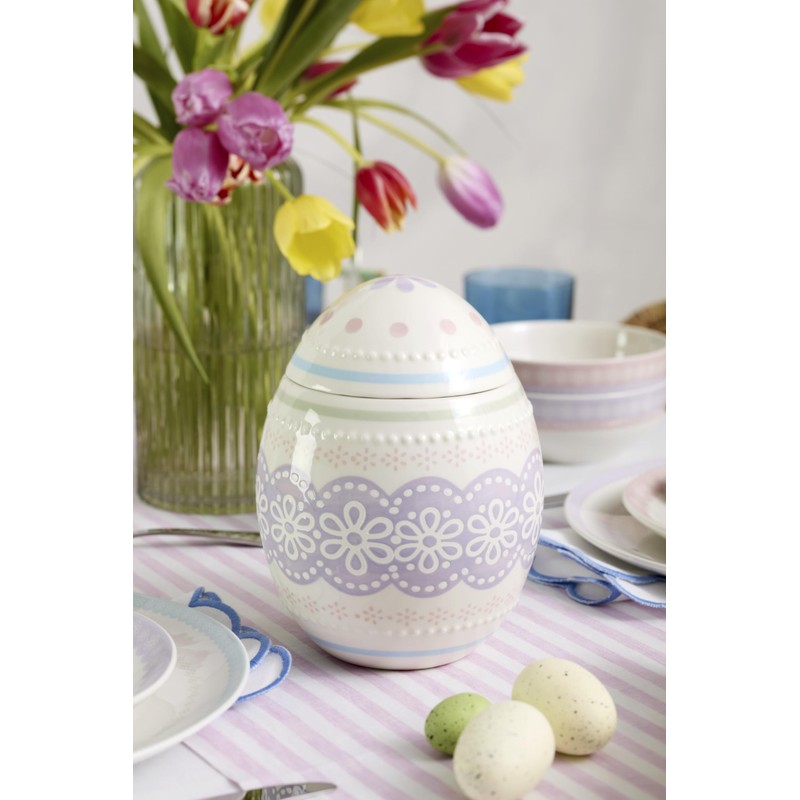 Oneida 898193 Bunny Hop Easter Egg Candy Jar