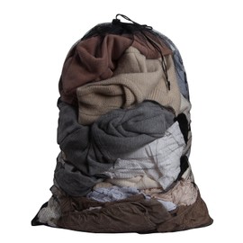 Meeall Extra Large Mesh Laundry Bag Heavy Duty Mesh Wash Bag with Drawstring Closure for College, Dorm, Travel, Family and Apartment Dwellers, 27 x 36 Inches, Black