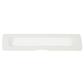 Kojem W10827015 Replacement Pantry Drawer Door Cover Compatible with Whirlpool Refrigerator Cabinet Door Cover Pantry Door Protector Clear+White