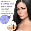 ARCHIDATE Lavender Shampoo Bar, 2Pcs Solid Solid Shampoo and Conditioner