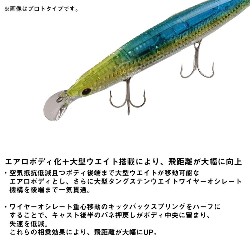 DAIWA Minnow Shoreline Shiner Z Vertis R140F-LI LI Max Laser