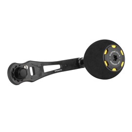 Gomexus L75 Forged Carbon Reel Handle, Compatible with Shimano Bait Reels, Single Handle, Osia Conquest, Barchetta, Force Master, Double Axis Reel, Handle Replacement, 3.0 inches (75 mm), Handle Knob