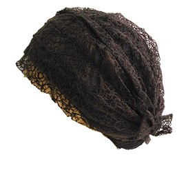 Fashionable Hair Cap Tulle Mesh 155 (Dark Brown)