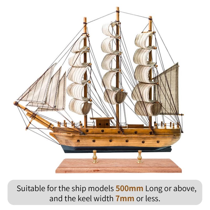 GAWEGM Big Ship Model Base Bracket Accessories : CNC Brass