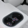 2 Pack Absorbent Car Coasters for Cup Holders,Gradient Black Dog
