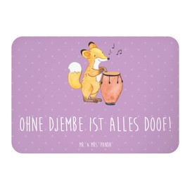 Mr. & Mrs. Panda Magnet Djembe Freude - Geschenk, Djembe Musik, Leidenschaft, Souvenir Magnet, Kühlschrankmagnet, Percussion-Instrument, Notiz