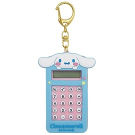 [UNIQUE] Keychain Sanrio Characters Mini Calculator Key Chain SR-0094CR Cinnamoroll H 2.8 x W 2.0 x D 0.6 inches (7.2 x 5.2 x 1.5 cm), Cinnamoroll