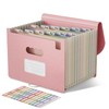 EcoStash Document Folder A4 12 Compartments Wheat Straw Expanding Folder