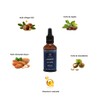 Cashmere Men's Smoothing and Protective Beard Oil, with Natural Oils: