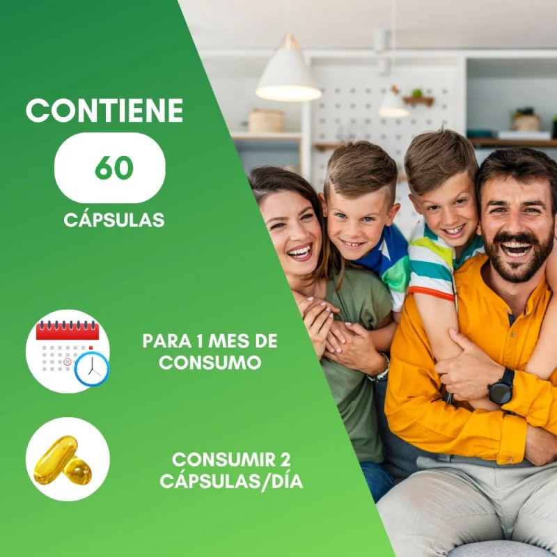 Hígado Bacalao Nutrasien100 Aceite Vit D Y A, 60 Cápsulas.
