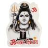 Purpledip Vinyl Stickers Set Hanuman & Shiva: for Home, Temple,