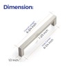 Ravinte 20 Pack 6-1/4 Inch Kitchen Square Cabinet Handles Satin
