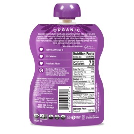Mamma Chia Blackberry Bliss Organic Fruit Snack 3.5 Ounce Pack of 16