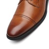 La Milano Men's Oxfords Classic Modern Round Captoe Shoes, Splendo-1-cognac,
