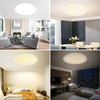 Glowall 24 Inch Large Flush Mount Ceiling Light Fixture, Ultra