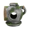 Aquarium Helmet Ornament Simulation Toxic Free Hideout House Resin Fish