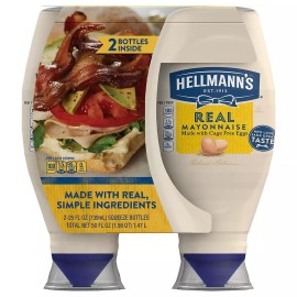 Hellmann's Real Mayonnaise Squeeze Bottle, 2 ct.Hellmann's