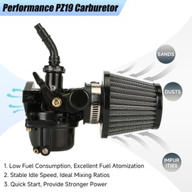 YOXUFA PZ19 Carburetor for Tao Tao Coolster 125cc 110cc 50cc 70cc Apollo Baja SSR ATV Pit Dirt Bike Kazuma Falcon X-Pro TaoTao DB10 DB24 GK110 Chinese Quad 4 Wheel Parts
