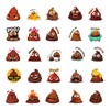 50 pcs, Spoof Poop Sticker, Funny Meme Stickers, Water Bottle