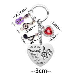 Yuiturt Taylor Quotes Merch Music Lover Keychain Gifts For Women Daughter Teen Girls Cute Keychains, Inspirational Gift Guitar Pick Keyring for Guitarist Musicians Music Lovers Music Teacher Gift