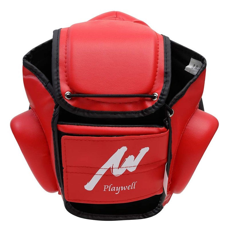 Playwell Kudo Red Full Face Weapons Full contact Head Guard
