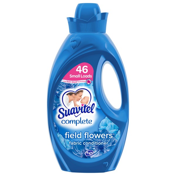 Suavitel Complete Fabric Softener, Field Flowers, 46 oz
