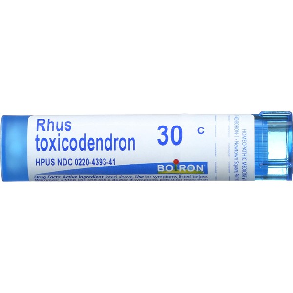 Boiron Rhus Toxicodendron 30C, 80 Pellets, Homeopathic Medicine for Joint Pain