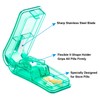AVIDACE 2PCS Pill Cutter, Professional Pill Splitter for Cutting Small