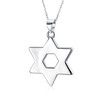 Hanukkah Magen Judaic Open Created Blue Opal Star Of David