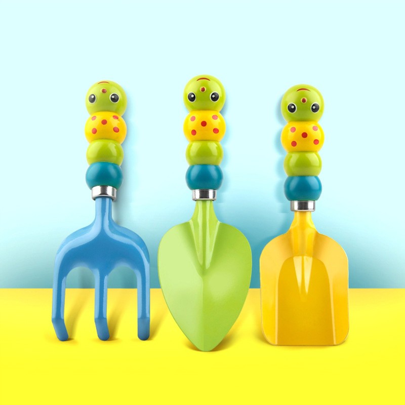 3 Pcs Garden Tool Set Children Gardening Toys Stainless Steel