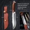 VARLEA Meat Cleaver Heavy Duty Butcher Full Tang Knife with
