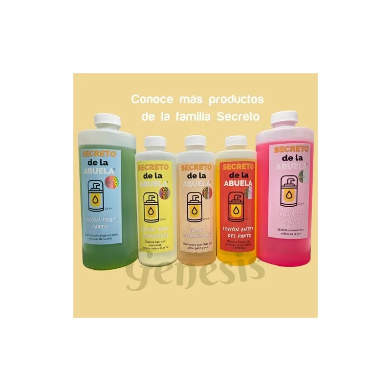 Agua De Rosas Tónico Facial Hidratante 500ml Pack De 3