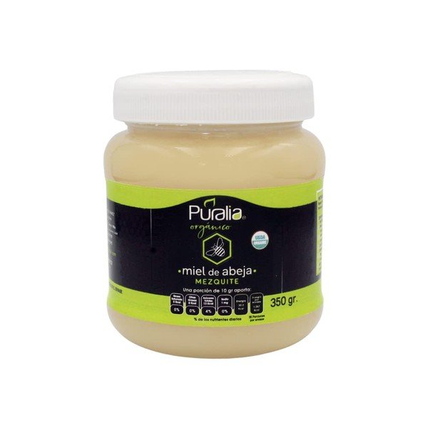 Miel Orgánica Puralia Mezquite USDA Organic 100% Pura (350 gr)