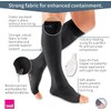 Mediven Plus Knee 20-30mmHg - Black(6wide-reg-ot-silic) by Mediven
