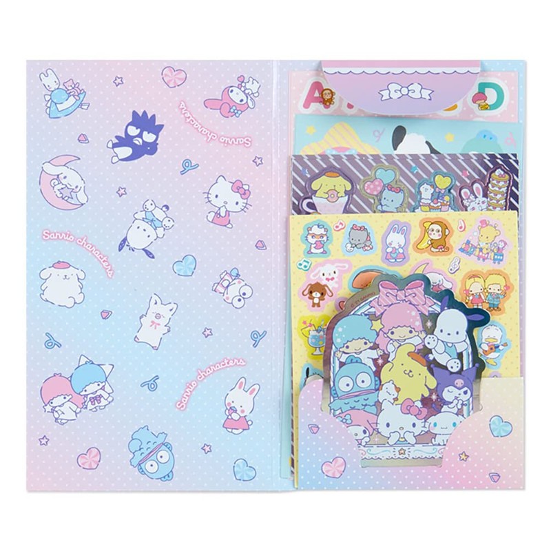 Sanrio 078255 Sanrio Characters Volume Sticker Set