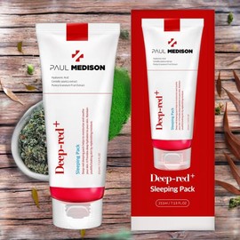 Paul Madison Skin Moisturizing Skin Texture Deep Red Sleeping Pack 1ea 211ml / 폴메디슨 피부촉촉 피부결 딥레드 슬리핑팩 1개 211ml
